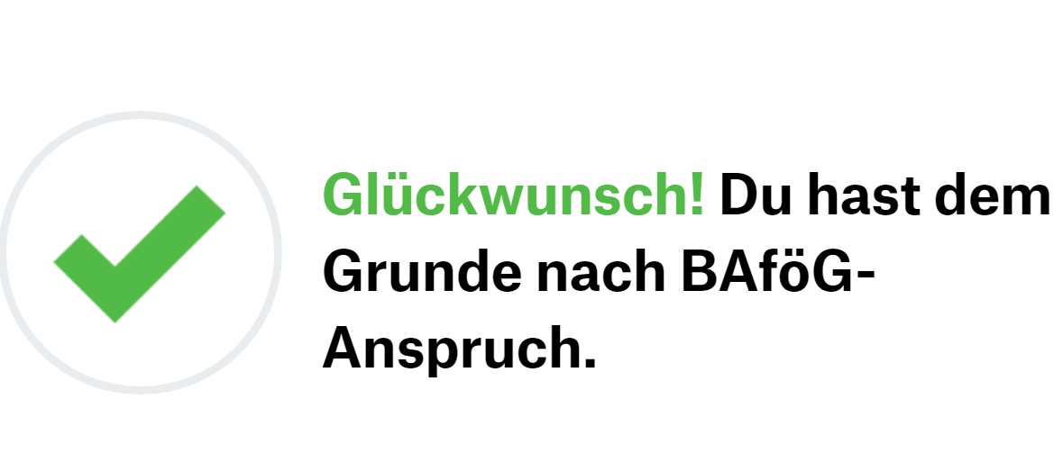 Finde in einer Minute heraus, ob Du Anspruch auf BAföG hast